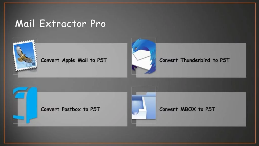 Apple Mail EMLX to Pst converter for Mac